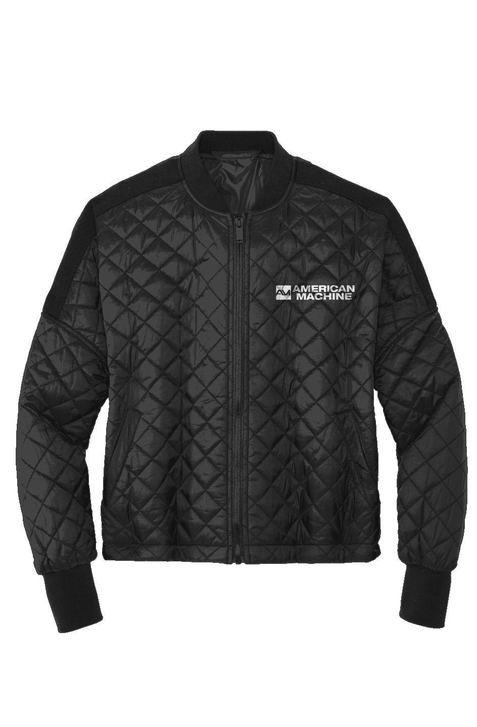 American Machine Womens Boxy Quilted Jacket