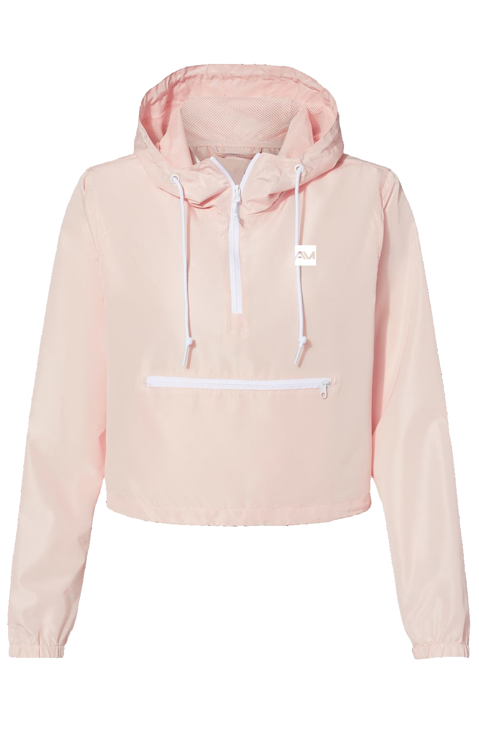 American Machine Lightweight Pullover Ind Trading Crop Windbreaker
