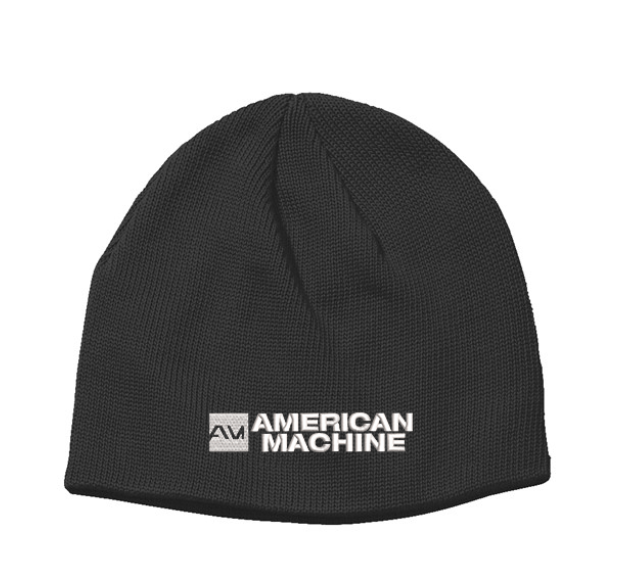American Machine Organic Beanie Black