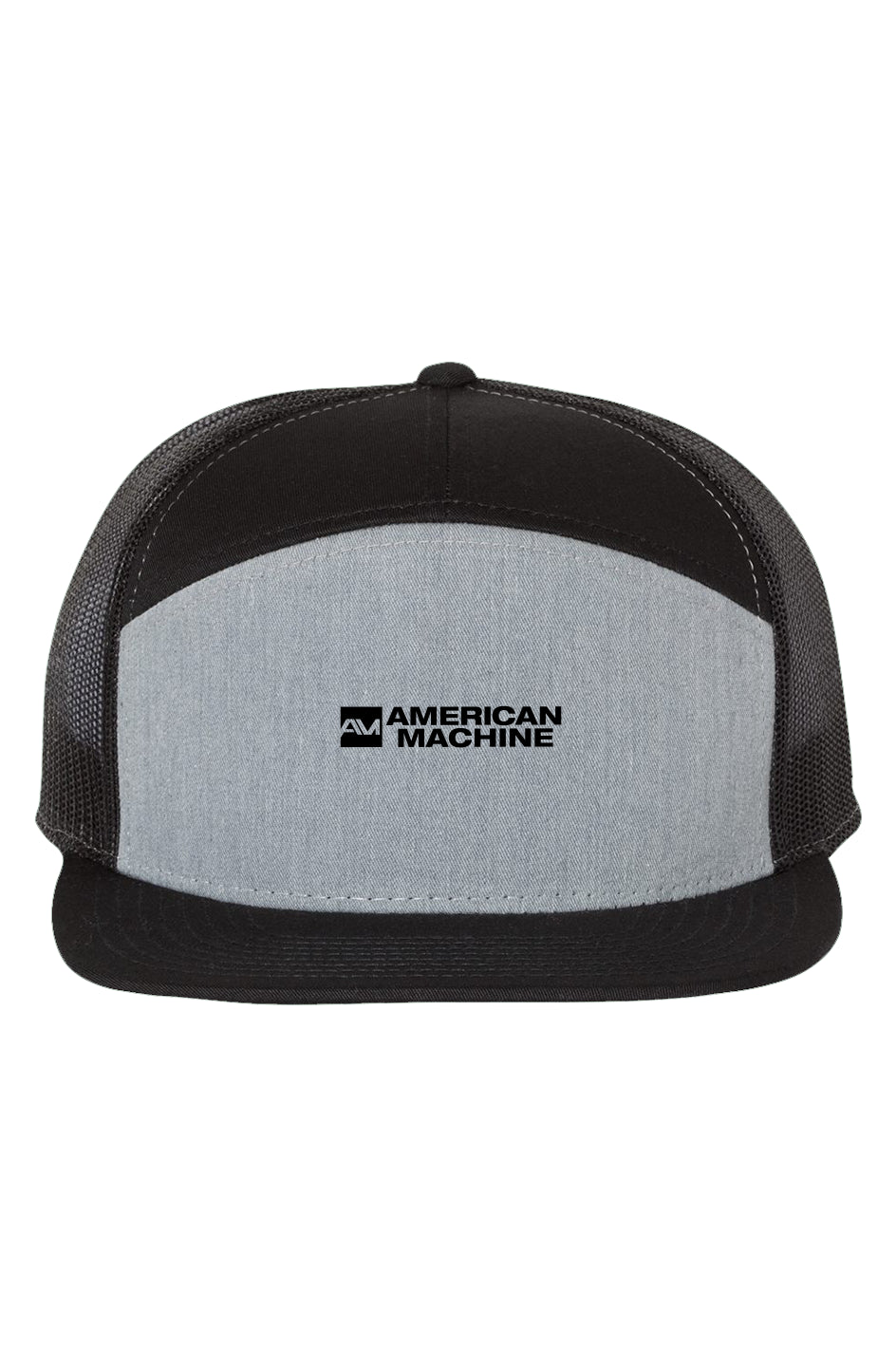American Machine Richardson 168 Heather Grey Black Cap
