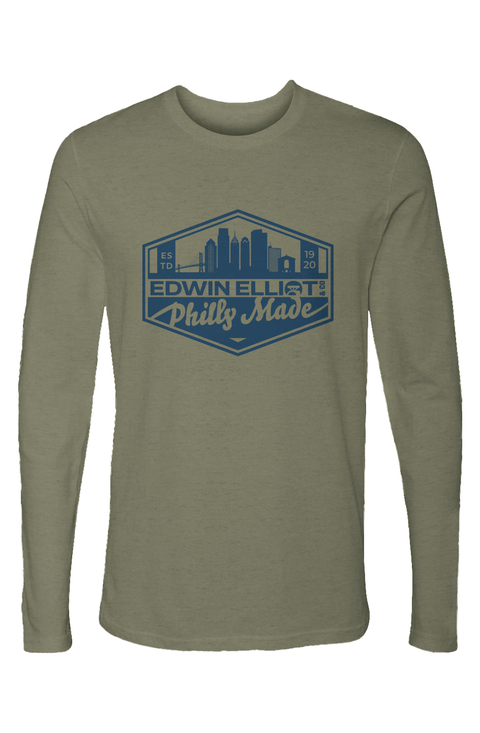 Edwin Elliott Cotton Long Sleeve Crew