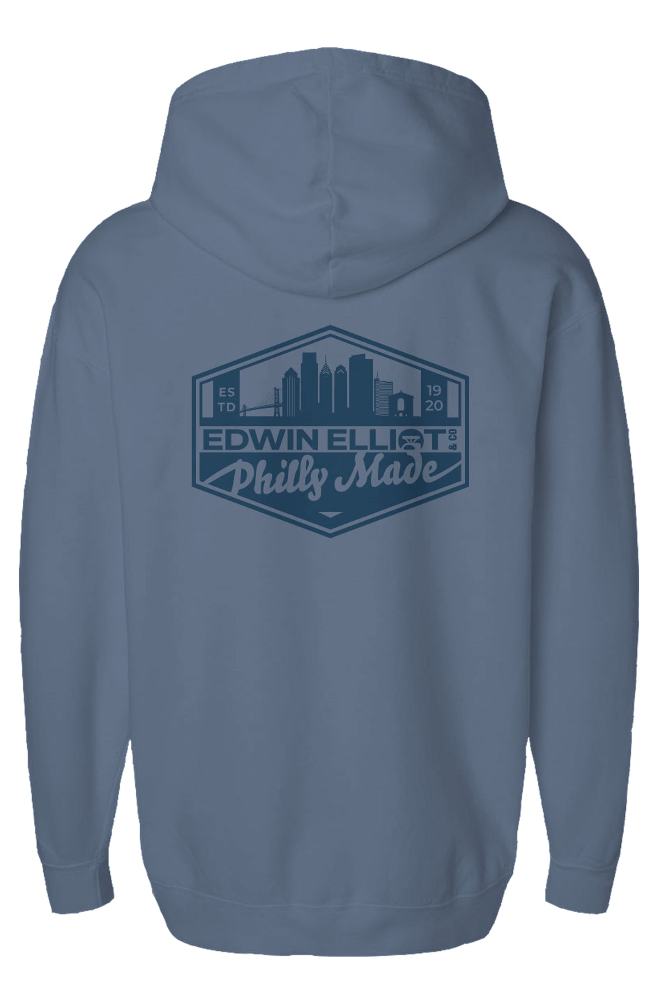 Edwin Elliott Garment-Dyed Fleece Hoodie