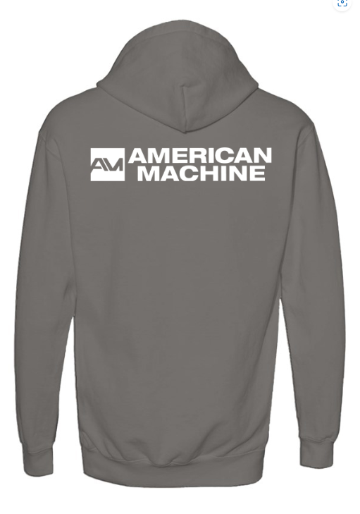 American Machine Garment-Dyed Hooded Sweatshirt